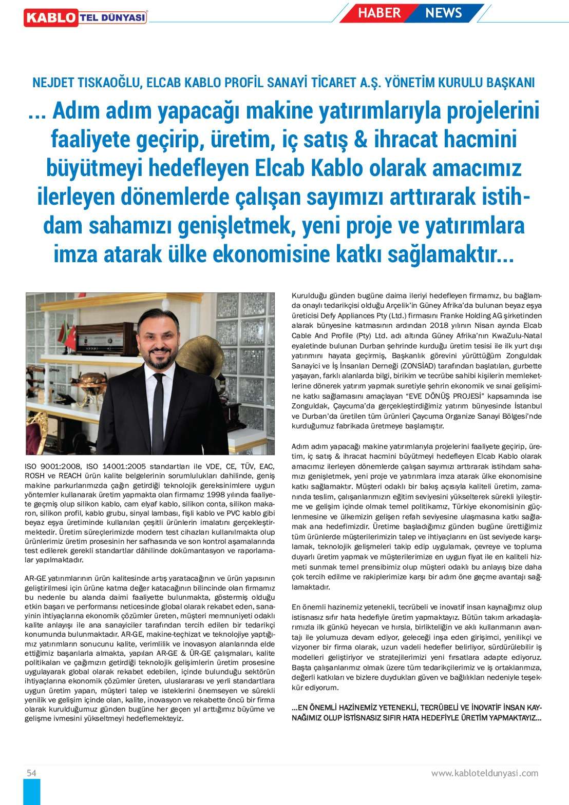KABLOTEL 2021 KASIM -ARALIK SAYISI