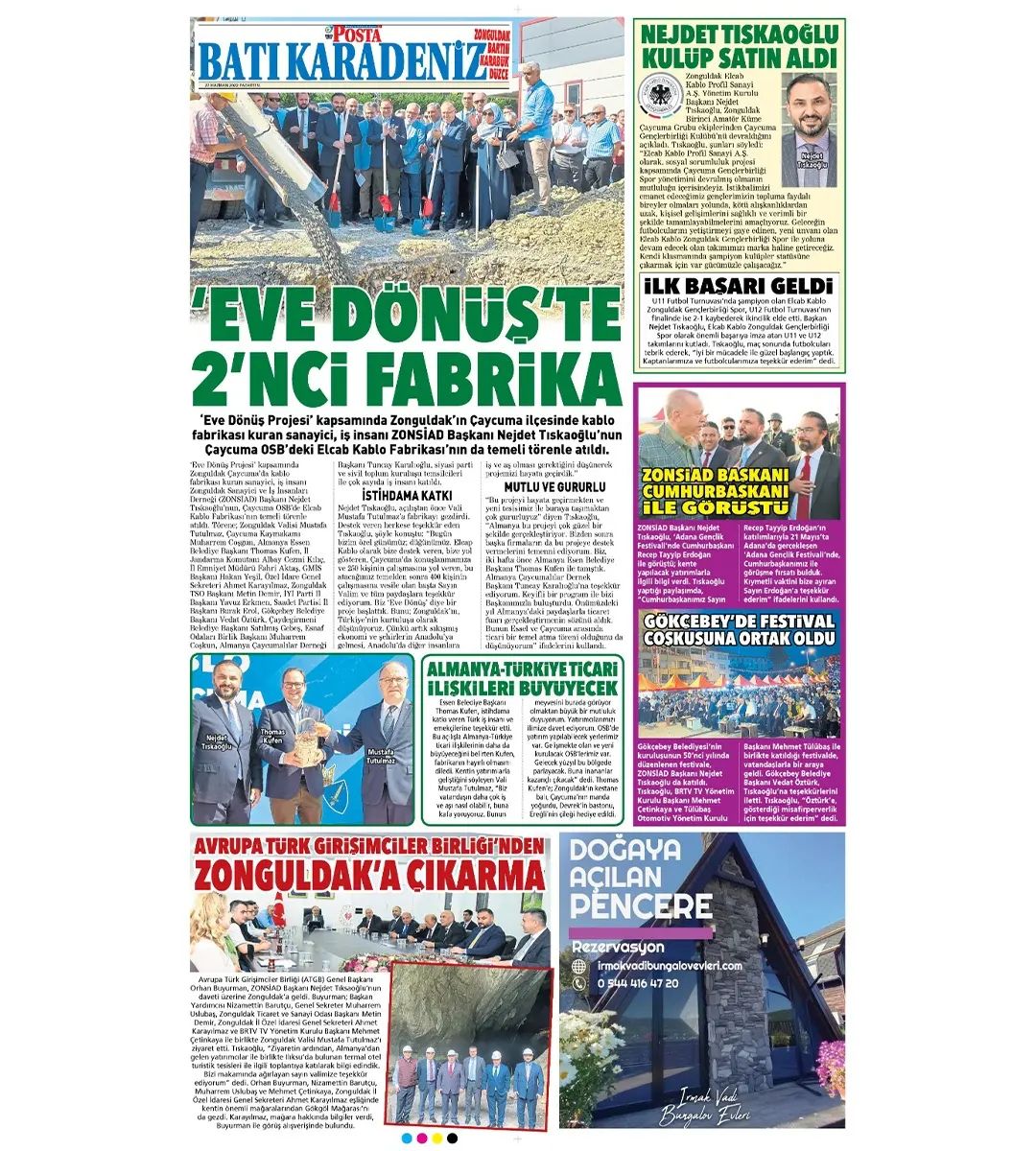 Posta Gazetesinin ekinde yer alan haber metnimiz.