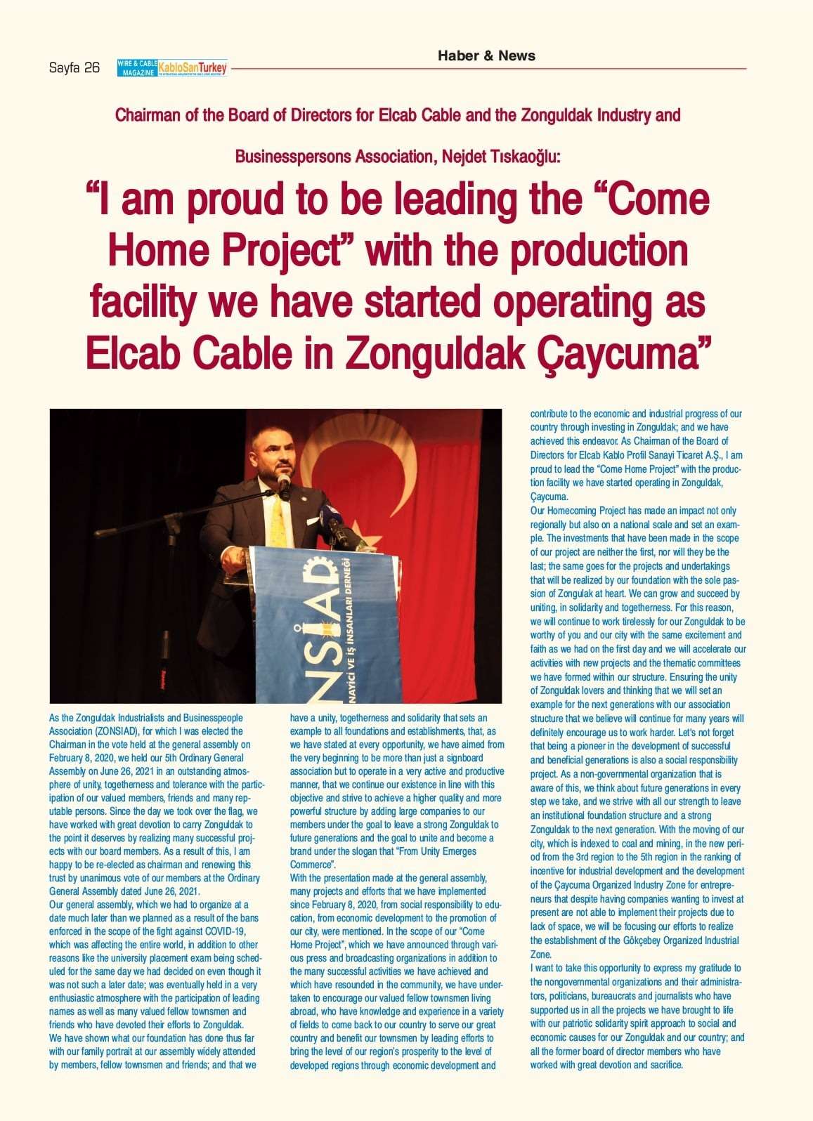 KABLOSAN 2021 EYLÜL AYI İNGİLİZCE-EVE DÖNÜŞ